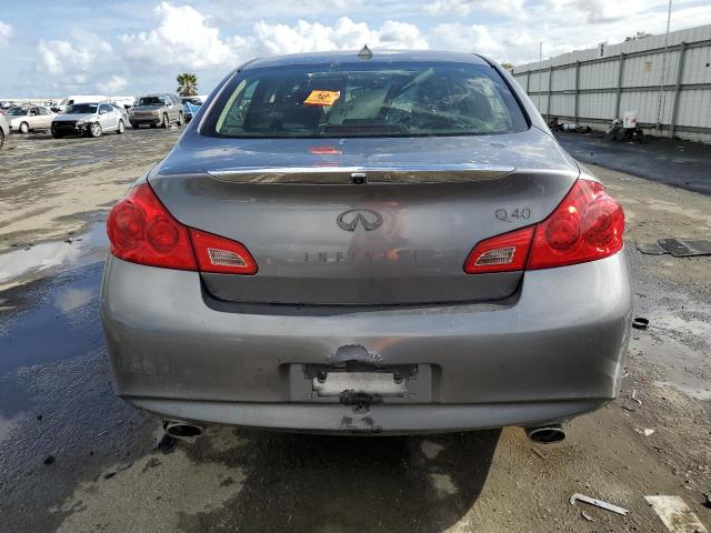 JN1CV6APXFM580648 - 2015 INFINITI Q40 SILVER photo 6