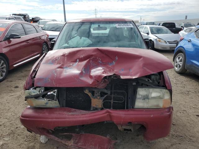 1GTCS145828230439 - 2002 GMC SONOMA BURGUNDY photo 5