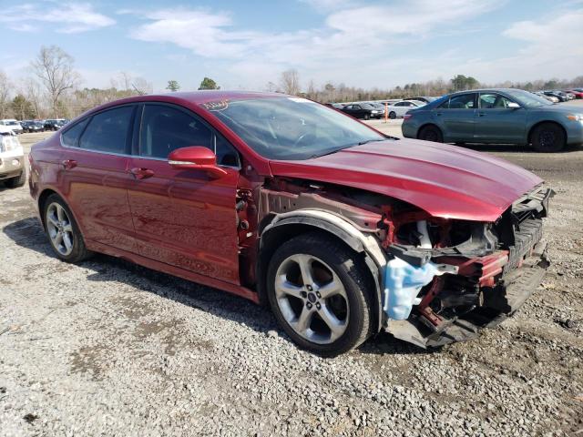 1FA6P0HD9E5406937 - 2014 FORD FUSION SE BURGUNDY photo 4