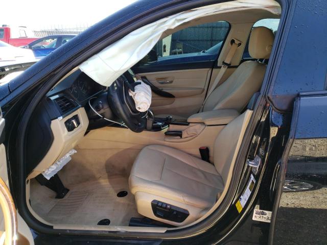 WBA4A5C50FGK15765 - 2015 BMW 428I I GRAN COUPE BLACK photo 7