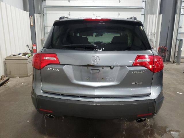2HNYD28498H510925 - 2008 ACURA MDX TECHNOLOGY GRAY photo 6