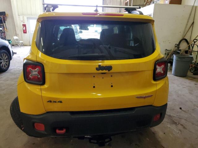 ZACCJBCT0FPB65860 - 2015 JEEP RENEGADE TRAILHAWK YELLOW photo 6