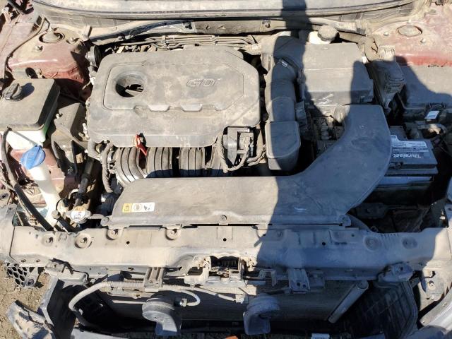 5NPE24AF9FH020561 - 2015 HYUNDAI SONATA SE RED photo 11