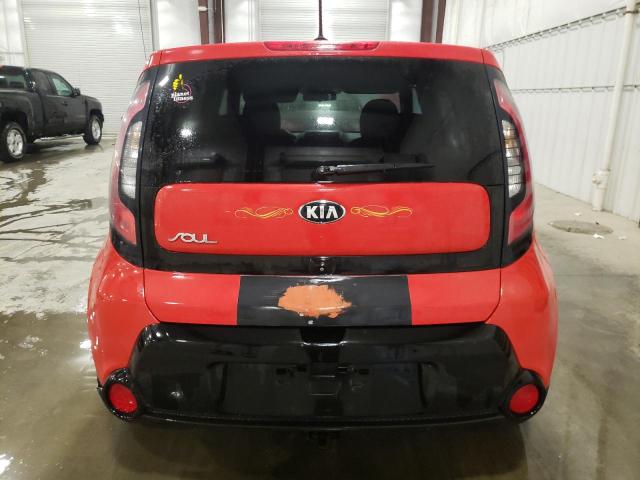 KNDJP3A54G7819185 - 2016 KIA SOUL + RED photo 6