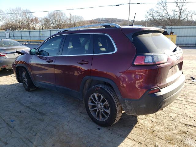 1C4PJLLB6KD301362 - 2019 JEEP CHEROKEE LATITUDE PLUS MAROON photo 2