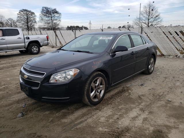 1G1ZH57B29F174014 - 2009 CHEVROLET MALIBU 1LT BLACK photo 1
