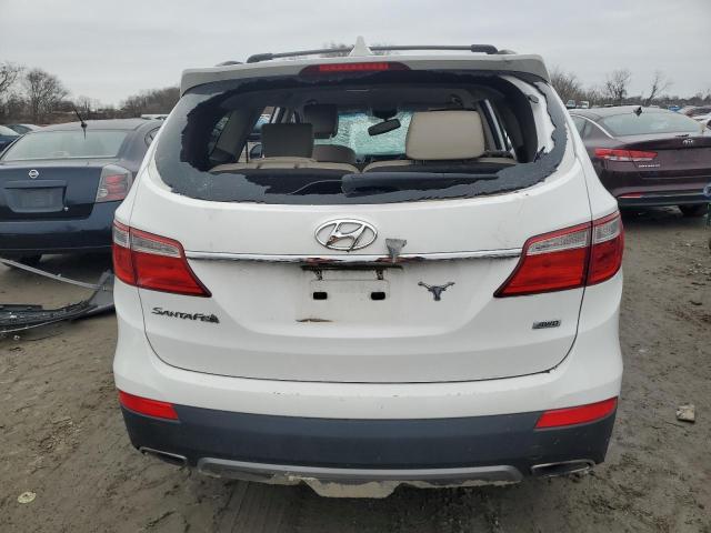 KM8SNDHF9DU012572 - 2013 HYUNDAI SANTA FE GLS WHITE photo 6