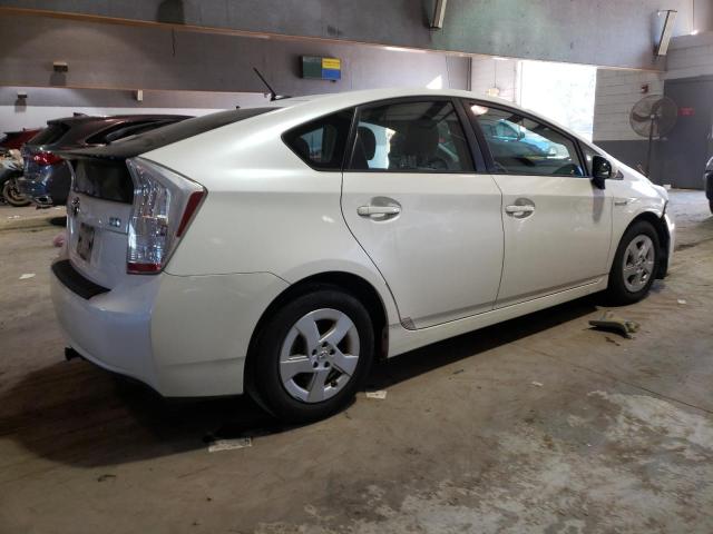 JTDKN3DU2B5364838 - 2011 TOYOTA PRIUS WHITE photo 3