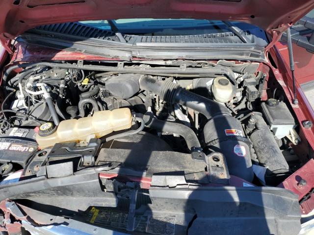 1FMNU41L84ED41273 - 2004 FORD EXCURSION XLT RED photo 11