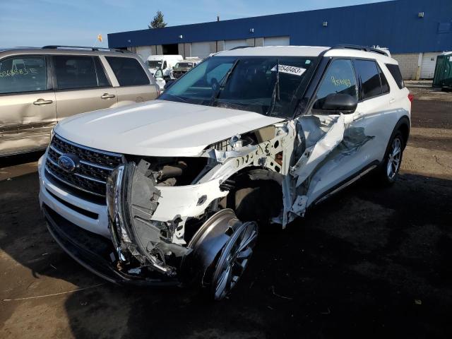 1FMSK8DH1LGC58472 - 2020 FORD EXPLORER XLT SILVER photo 1