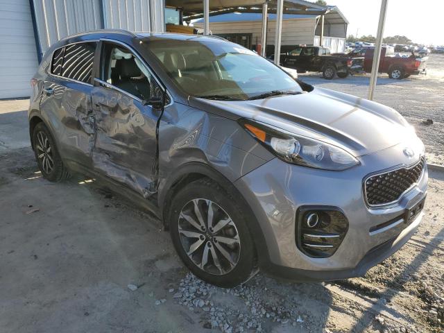 KNDPN3ACXH7286209 - 2017 KIA SPORTAGE EX GRAY photo 4