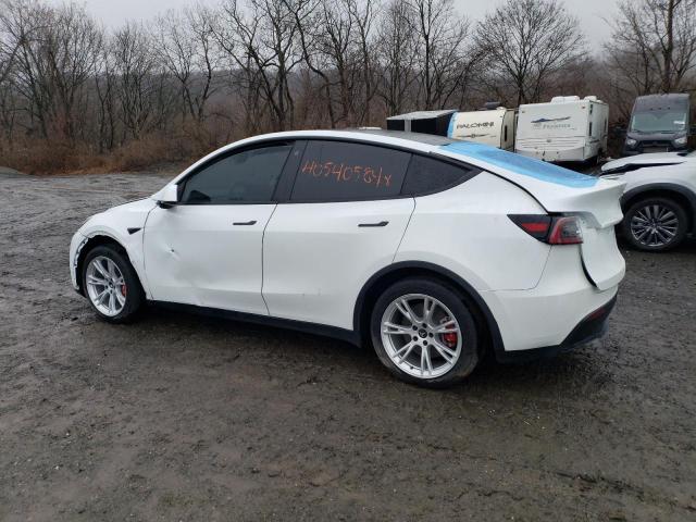 5YJYGDEE8MF305831 - 2021 TESLA MODEL Y أبيض صورة 2