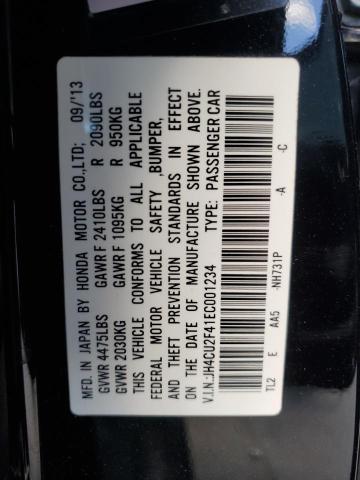 JH4CU2F41EC001234 - 2014 ACURA TSX BLACK photo 13