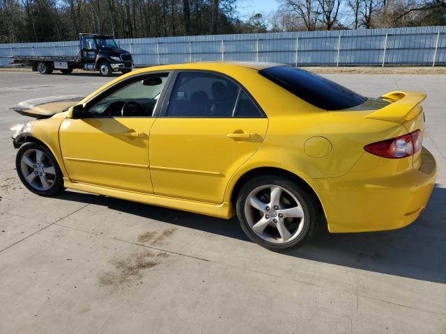 1YVFP80D735M20542 - 2003 MAZDA 6 S YELLOW photo 2