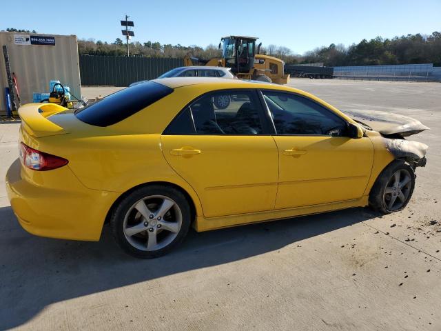 1YVFP80D735M20542 - 2003 MAZDA 6 S YELLOW photo 3