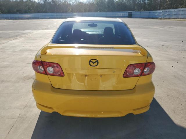 1YVFP80D735M20542 - 2003 MAZDA 6 S YELLOW photo 6