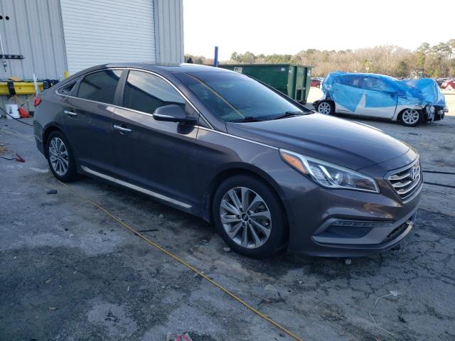 5NPE34AF7GH433660 - 2016 HYUNDAI SONATA SPORT BROWN photo 4