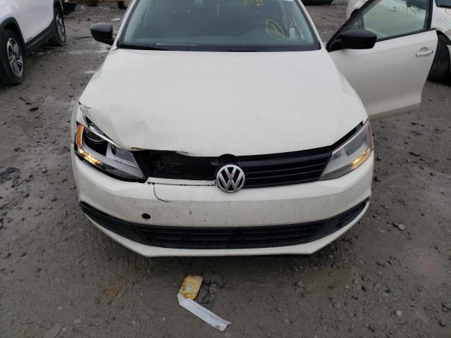 3VW2K7AJ1CM362887 - 2012 VOLKSWAGEN JETTA BASE WHITE photo 11