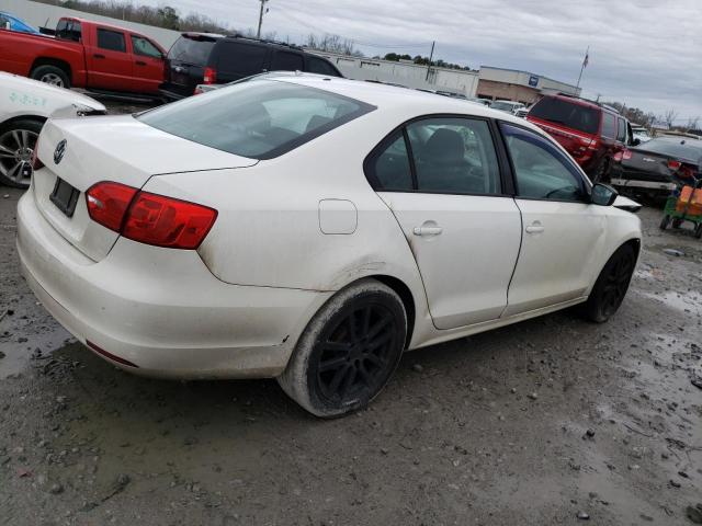 3VW2K7AJ1CM362887 - 2012 VOLKSWAGEN JETTA BASE WHITE photo 3