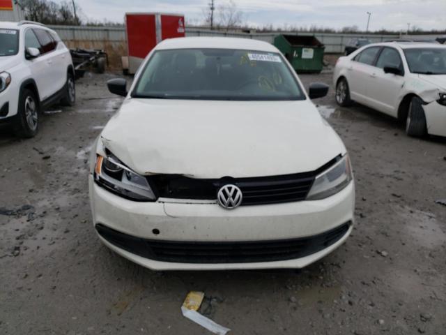 3VW2K7AJ1CM362887 - 2012 VOLKSWAGEN JETTA BASE WHITE photo 5