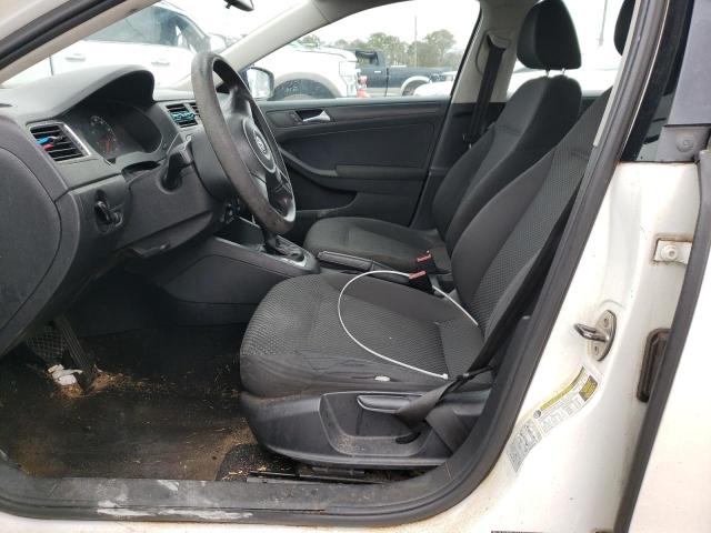 3VW2K7AJ1CM362887 - 2012 VOLKSWAGEN JETTA BASE WHITE photo 7