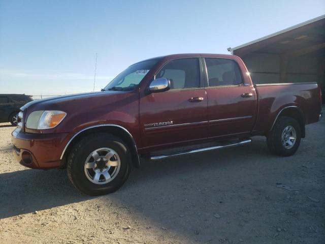 5TBET34156S522624 - 2006 TOYOTA TUNDRA DOUBLE CAB SR5 MAROON photo 1