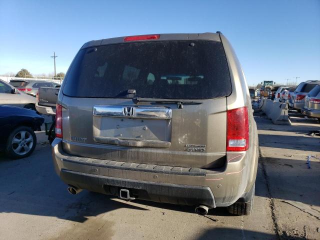 5FNYF4H99BB033529 - 2011 HONDA PILOT TOURING GOLD photo 6