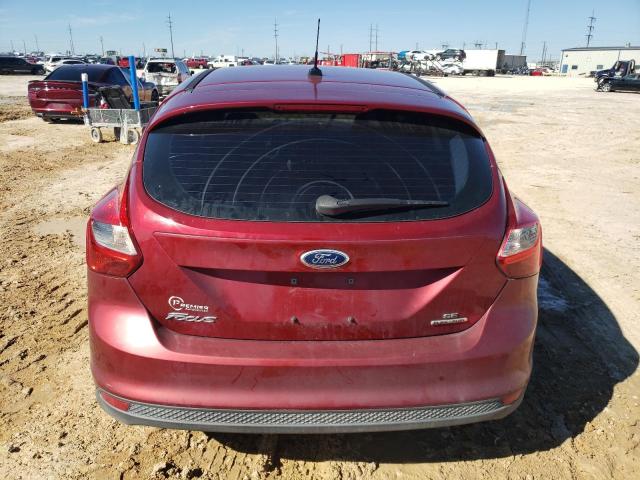 1FADP3K26EL113279 - 2014 FORD FOCUS SE RED photo 6