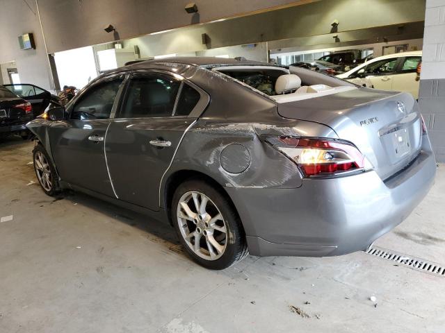 1N4AA5AP2EC443658 - 2014 NISSAN MAXIMA S GRAY photo 2