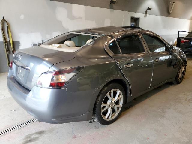 1N4AA5AP2EC443658 - 2014 NISSAN MAXIMA S GRAY photo 3