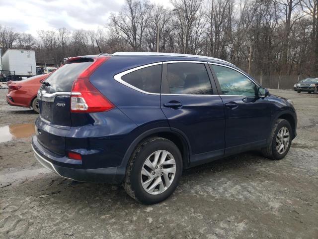 2HKRM4H70GH684579 - 2016 HONDA CR-V EXL BLUE photo 3