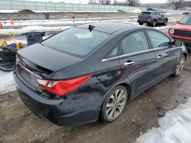 5NPEC4AB3DH677010 - 2013 HYUNDAI SONATA SE BLACK photo 3