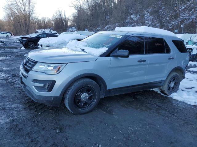 1FM5K8AR9GGC92725 - 2016 FORD EXPLORER POLICE INTERCEPTOR GRAY photo 1