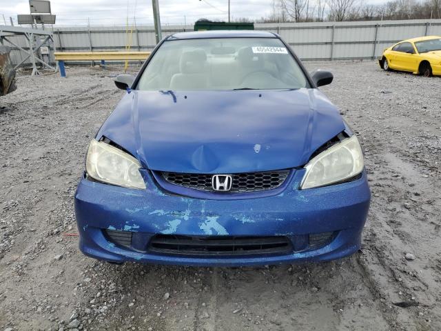 1HGEM22565L052769 - 2005 HONDA CIVIC LX BLUE photo 5