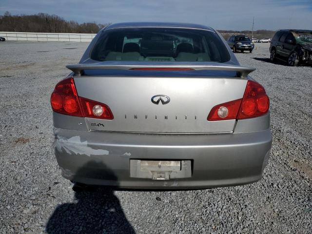 JNKCV51E85M218806 - 2005 INFINITI G35 SILVER photo 6