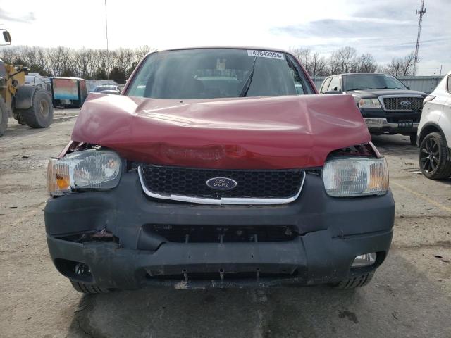 1FMYU93164KA47183 - 2004 FORD ESCAPE XLT RED photo 5