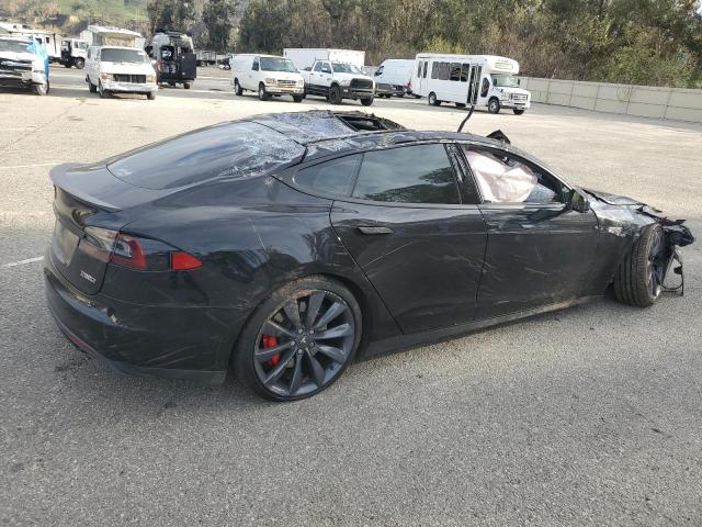 5YJSA1E49FF104410 - 2015 TESLA MODEL S BLACK photo 3