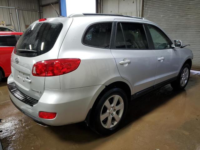 5NMSH13E08H192031 - 2008 HYUNDAI SANTA FE SE SILVER photo 3