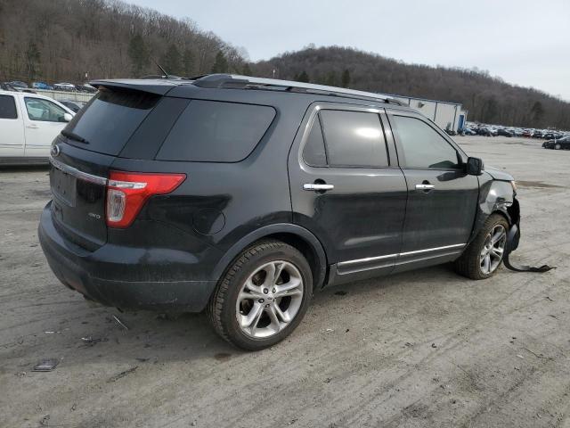 1FM5K8F82EGC37272 - 2014 FORD EXPLORER LIMITED BLACK photo 3