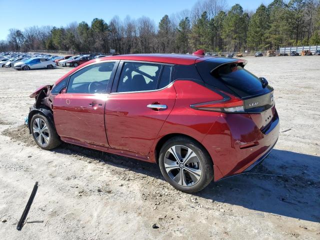 1N4AZ1CVXMC551490 - 2021 NISSAN LEAF SV RED photo 2