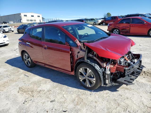 1N4AZ1CVXMC551490 - 2021 NISSAN LEAF SV RED photo 4