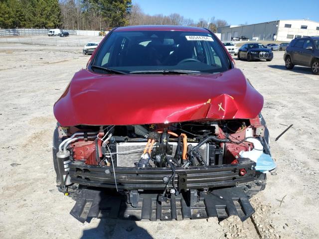 1N4AZ1CVXMC551490 - 2021 NISSAN LEAF SV RED photo 5