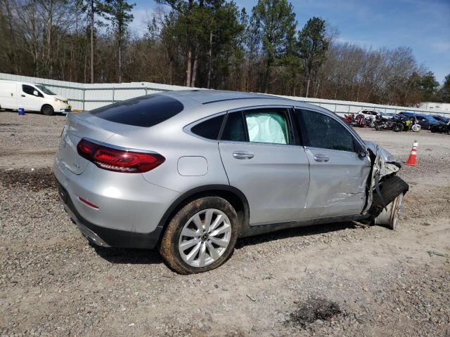 WDC0J8EB9LF751499 - 2020 MERCEDES-BENZ GLC COUPE 300 4MATIC SILVER photo 3