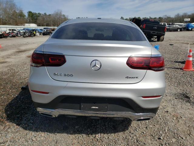 WDC0J8EB9LF751499 - 2020 MERCEDES-BENZ GLC COUPE 300 4MATIC SILVER photo 6