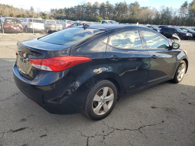 KMHDH4AE2DU784834 - 2013 HYUNDAI ELANTRA GLS BLACK photo 3