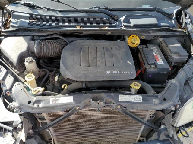 2C4RC1BG9DR742732 - 2013 CHRYSLER TOWN & COU TOURING BLACK photo 11