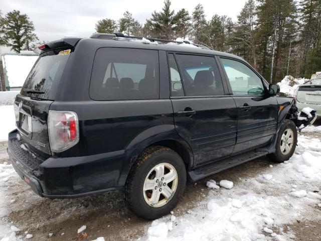 5FNYF18388B043178 - 2008 HONDA PILOT SE BLACK photo 3