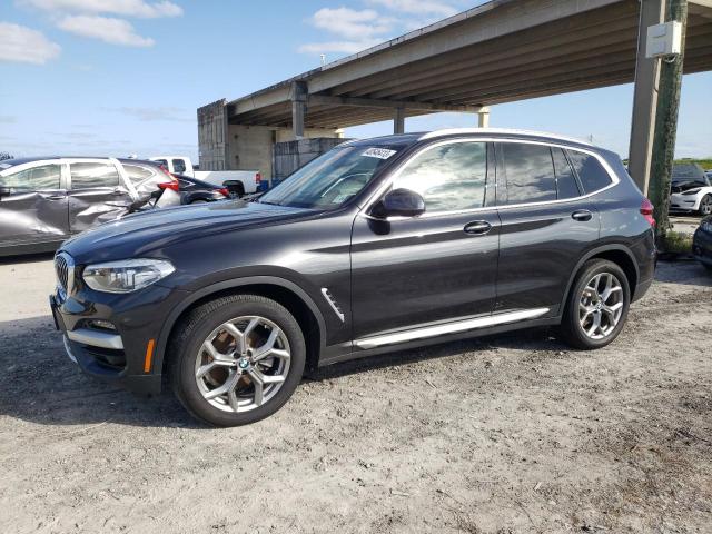 5UXTY5C03M9H01486 - 2021 BMW X3 XDRIVE30I GRAY photo 1