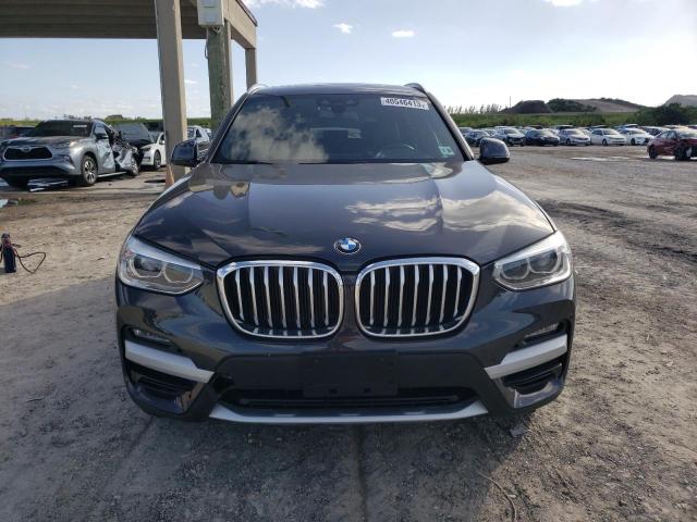 5UXTY5C03M9H01486 - 2021 BMW X3 XDRIVE30I GRAY photo 5