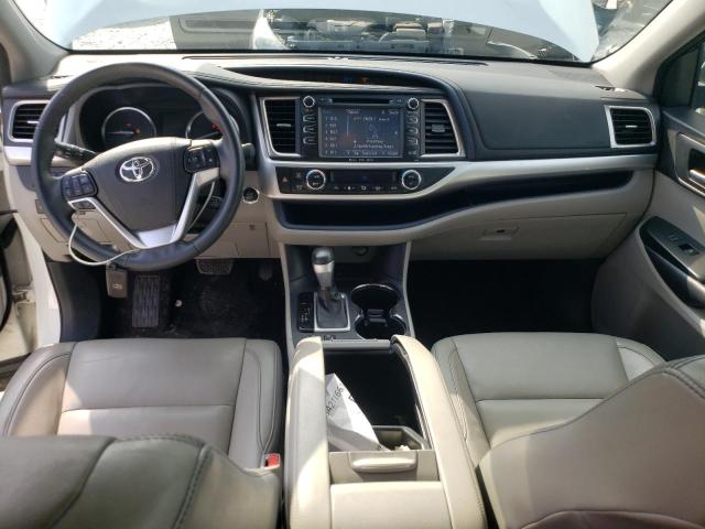 5TDKKRFH0GS157975 - 2016 TOYOTA HIGHLANDER XLE WHITE photo 8